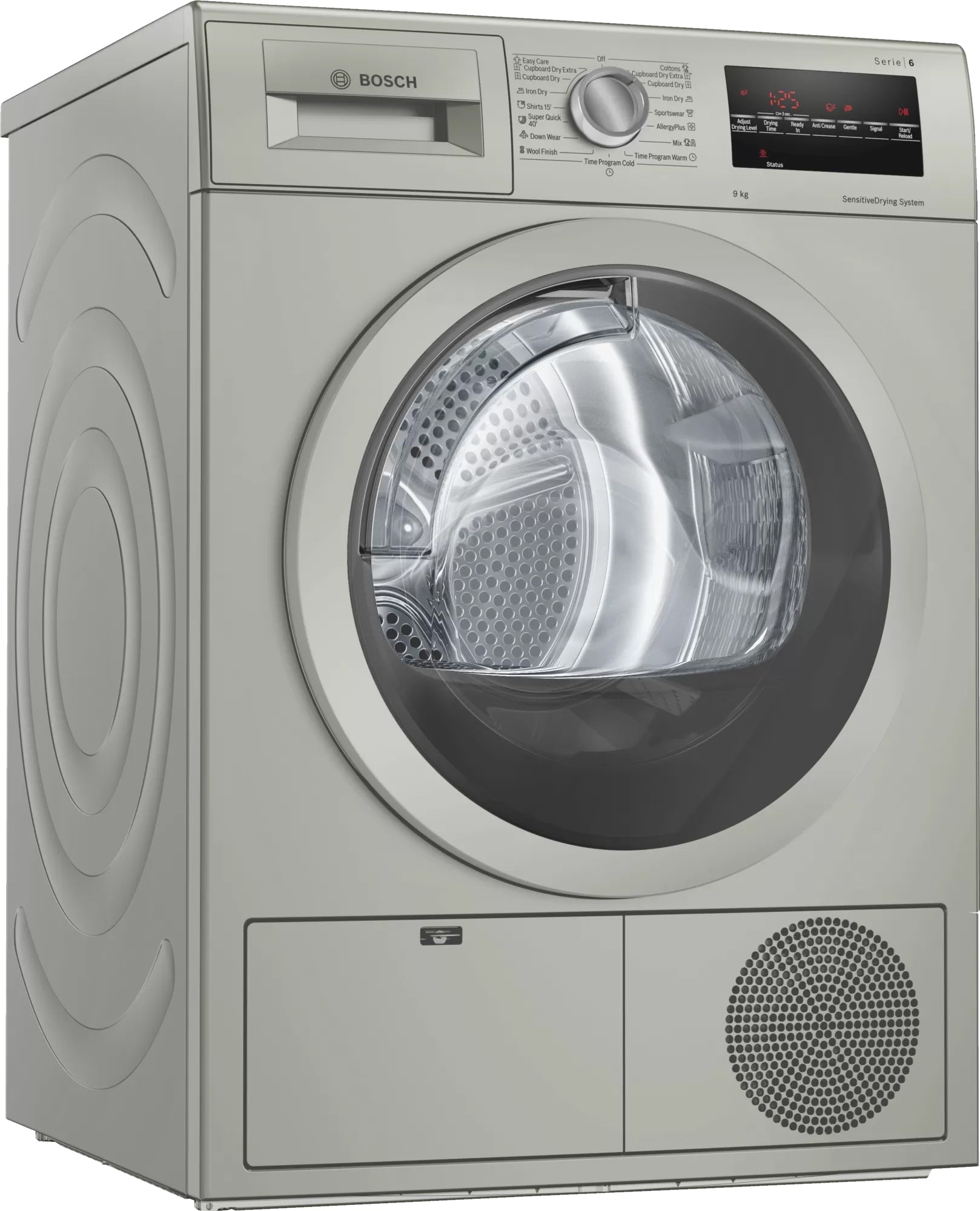 Bosch 9kg Avantixx Condenser Tumble Dryer Silver Inox WTG8640SZA