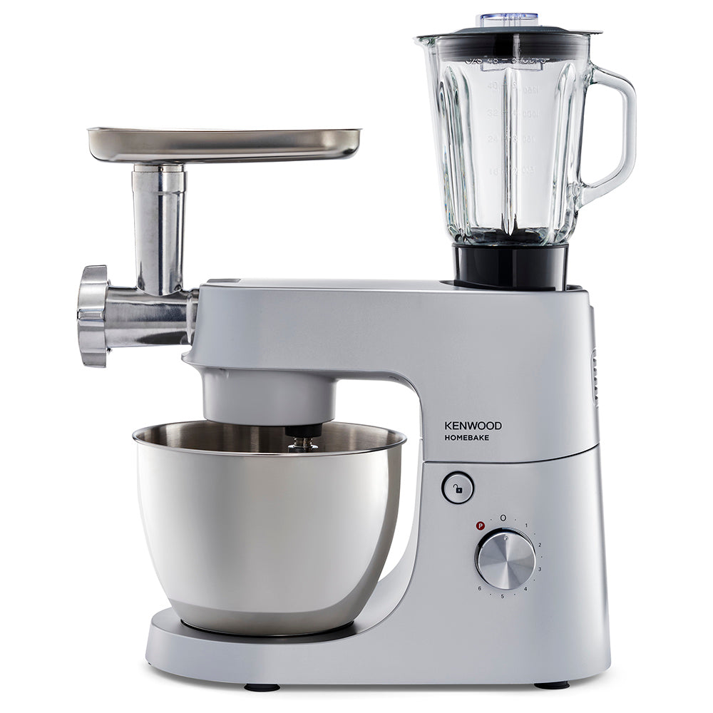 Kenwood Homebake Mixer, Blender & Meat Grinder Silver KHH01.220SI