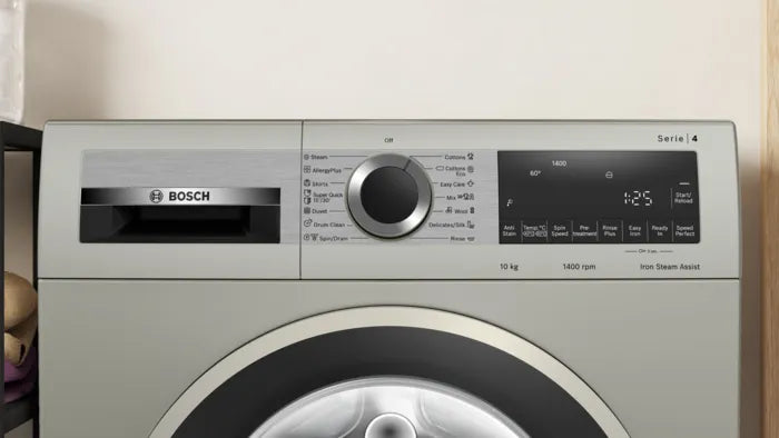 Bosch 10kg Series 4 Front Loader Washing Machine Silver WGA2540XZA