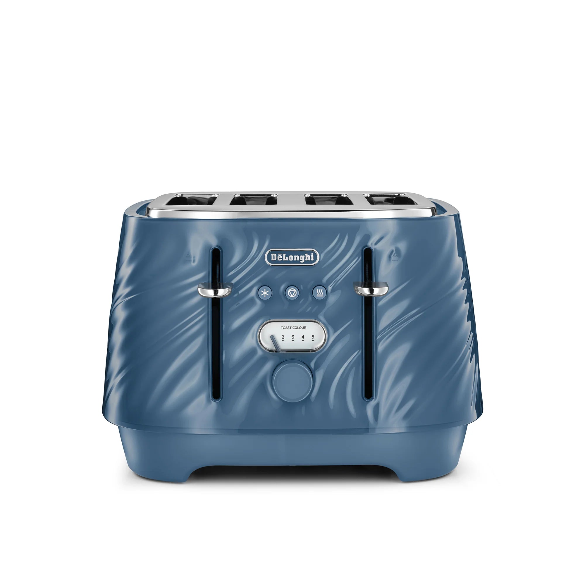 DeLonghi 4 Slice Ballerina Seta Toaster Silke Blue CTDS4003.BL