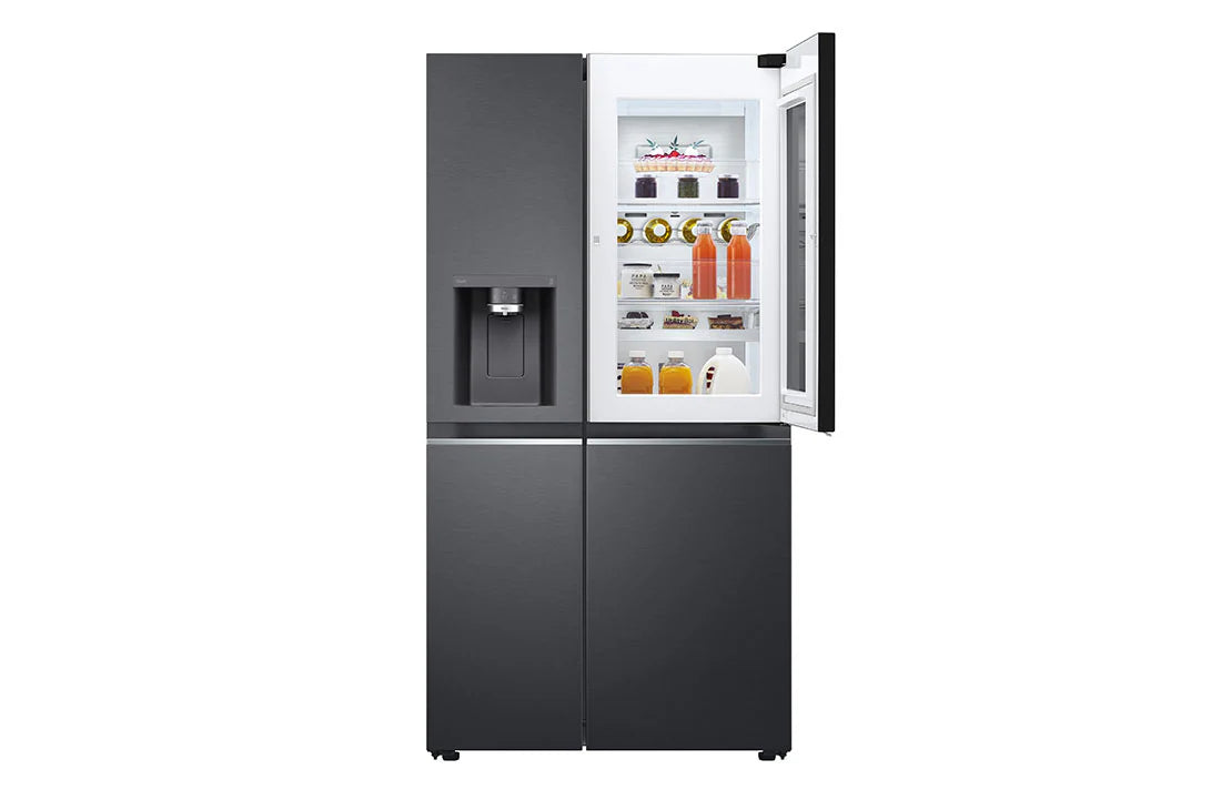 LG 611L Side By Side Fridge Black GC-X257CQFS