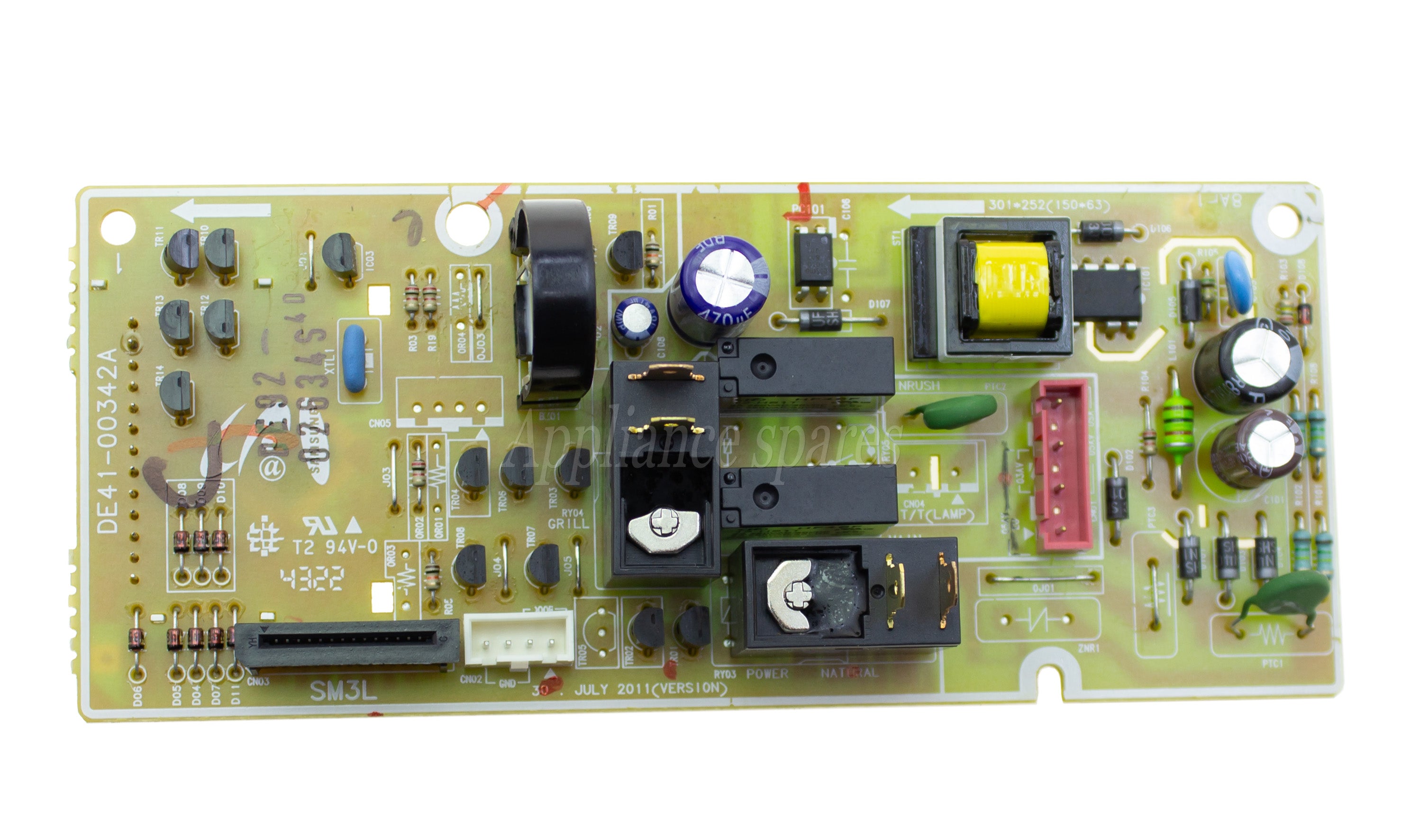 Samsung Microwave Oven PC Board