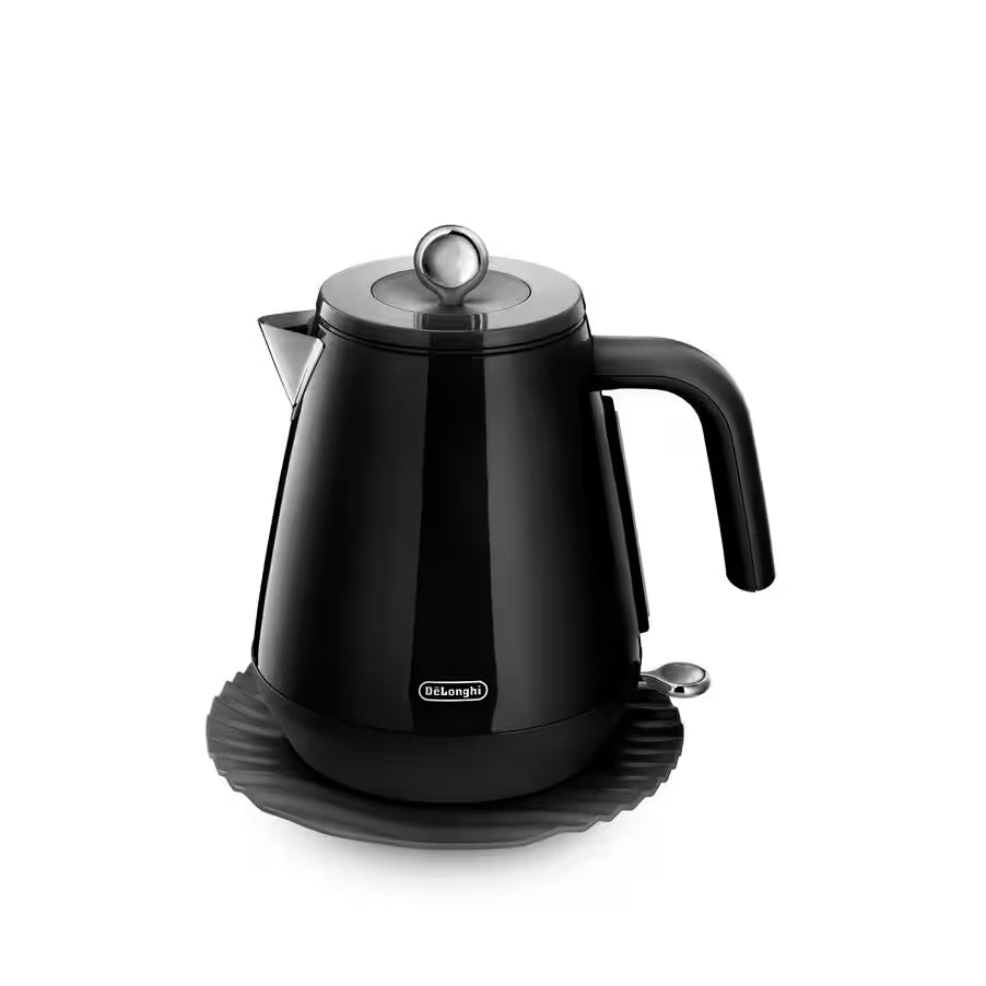 De'Longhi 1.7L Eclettica Kettle Bold Black KBY2001.BK