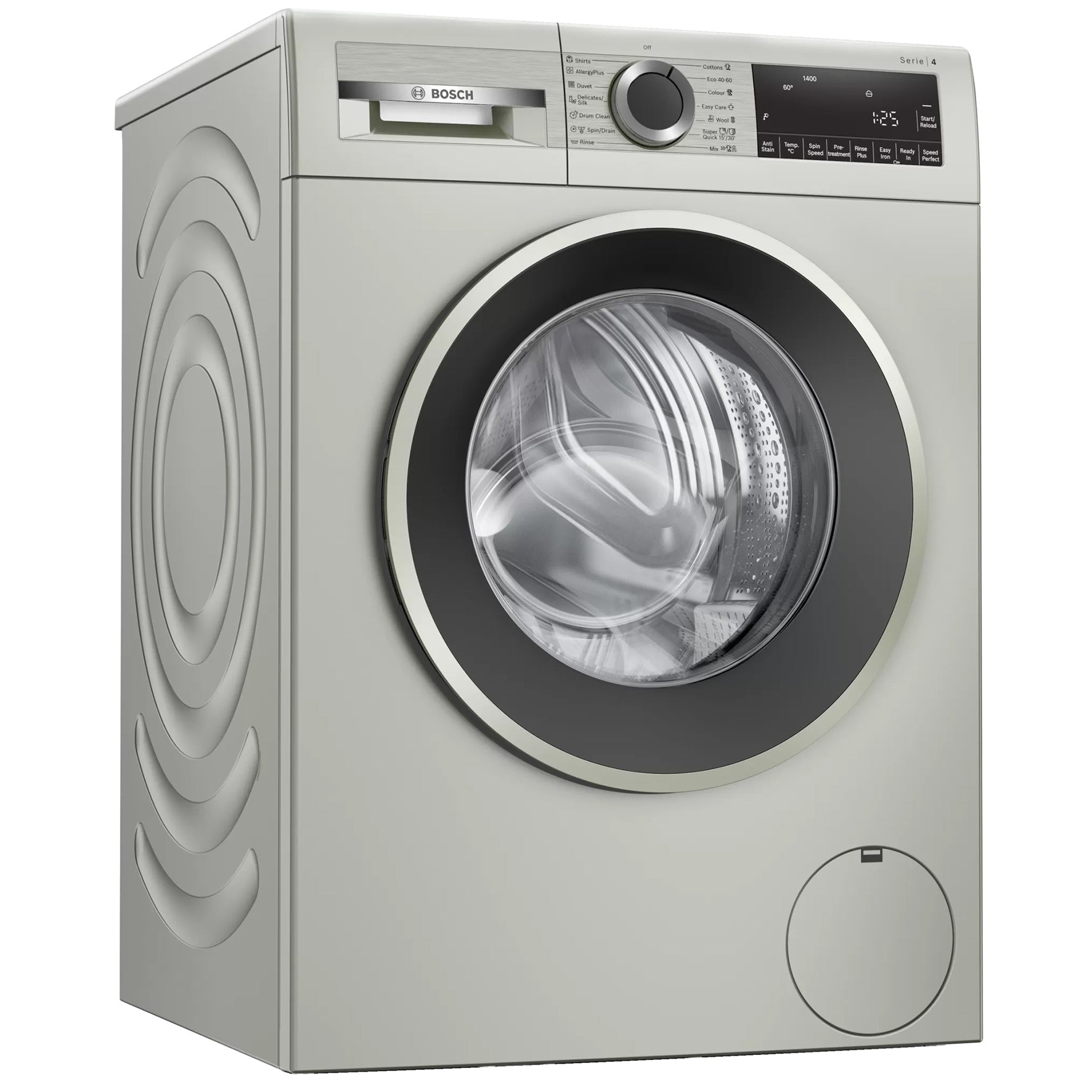 Bosch 10kg Series 4 Front Loader Washing Machine Silver WGA2540XZA