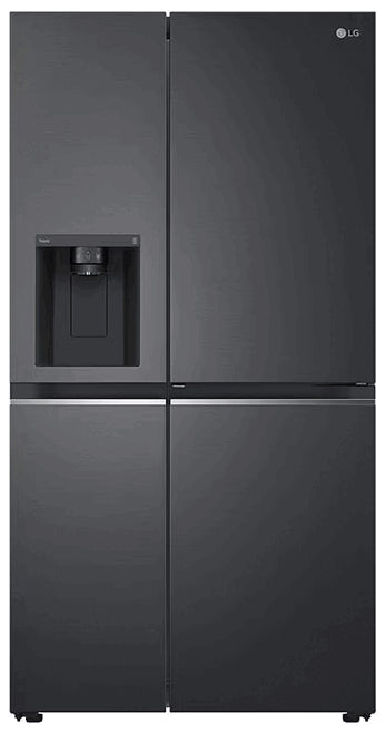 LG 617L Side by Side Fridge Matte Black GC-J257SQ2W