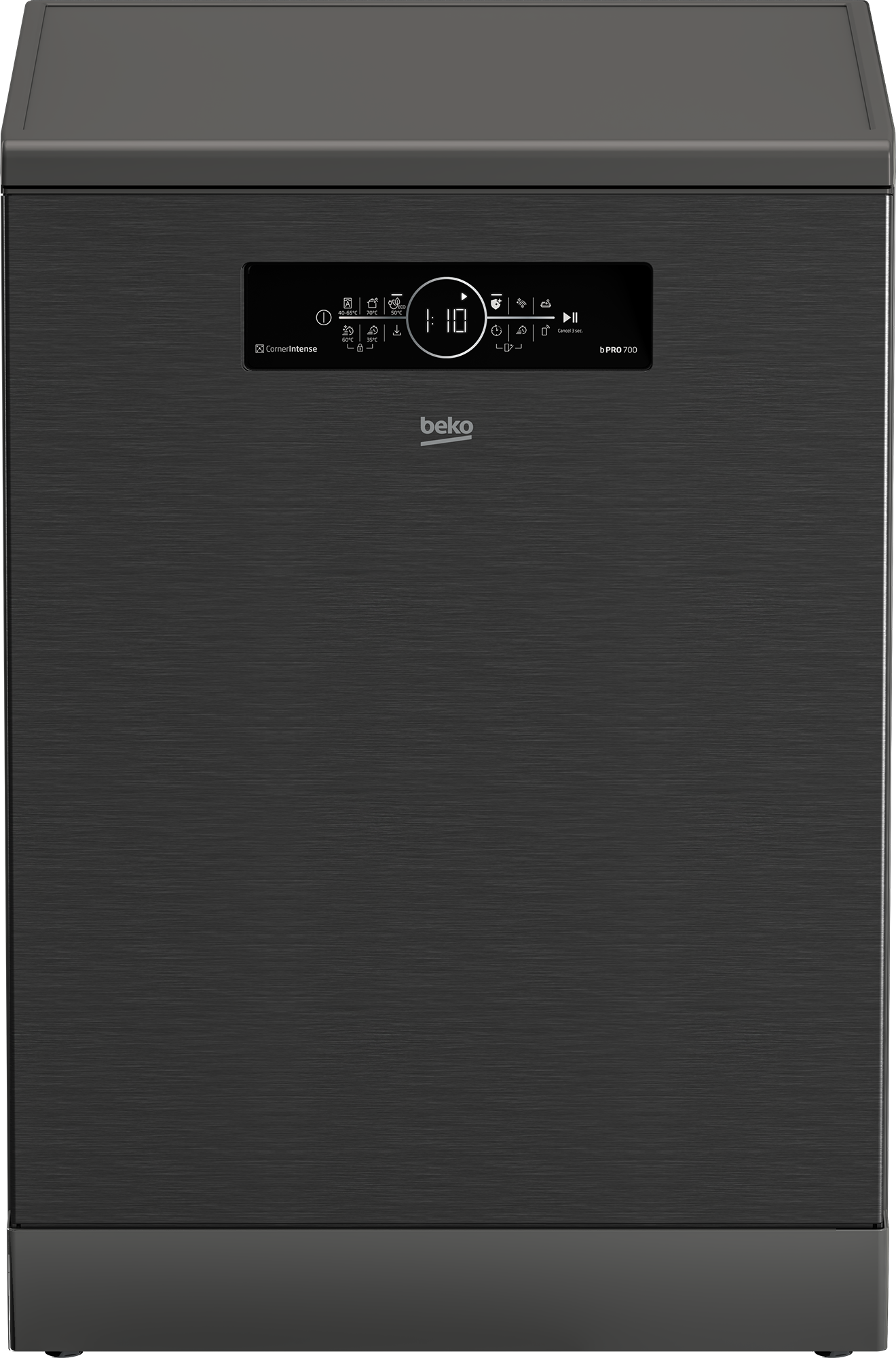 Beko 15 Place Setting Dishwasher Dark Stainless Steel BDW200