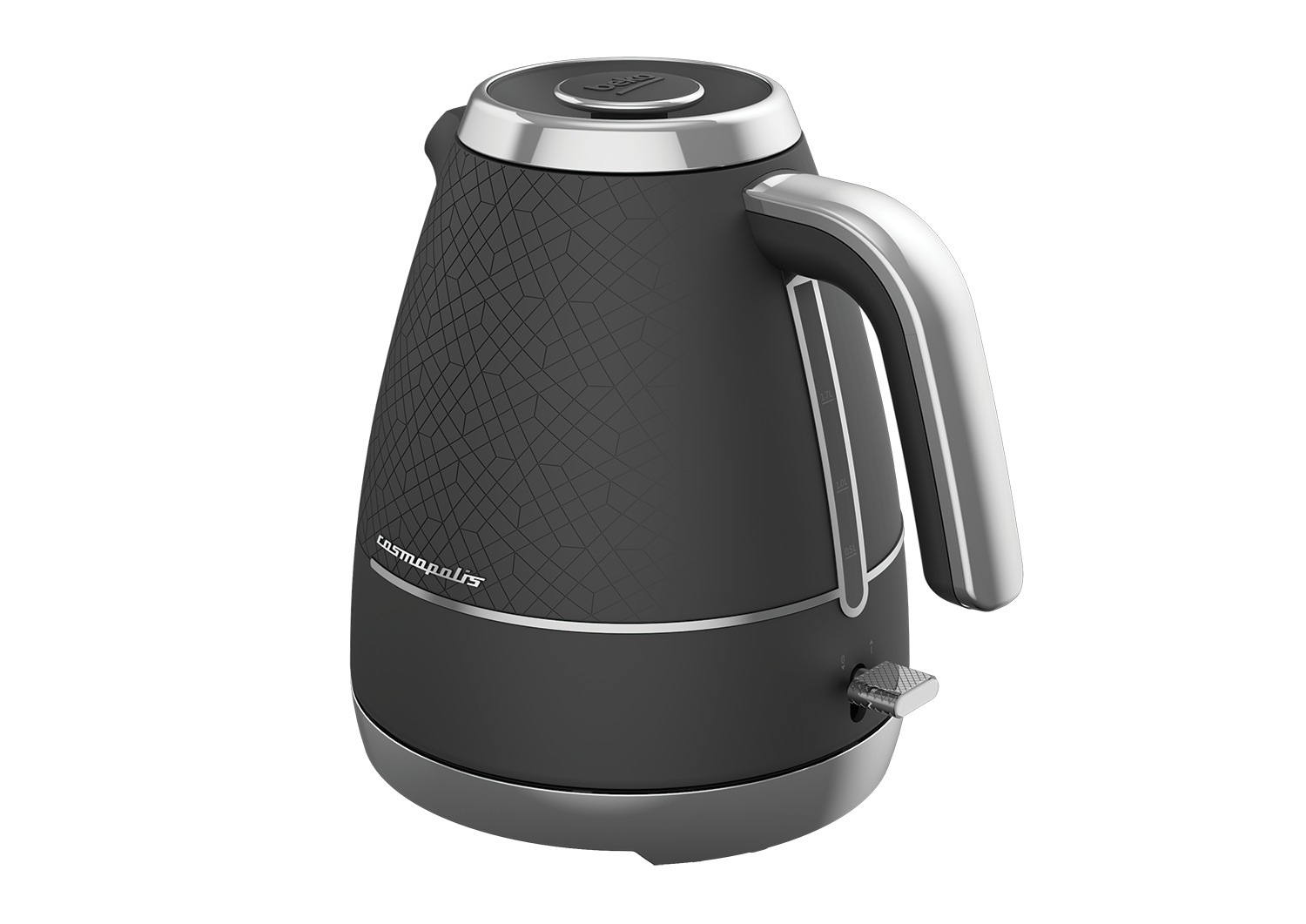 Beko 1.7L Cosmopolis Dome Kettle Black / Chrome WKM8307B