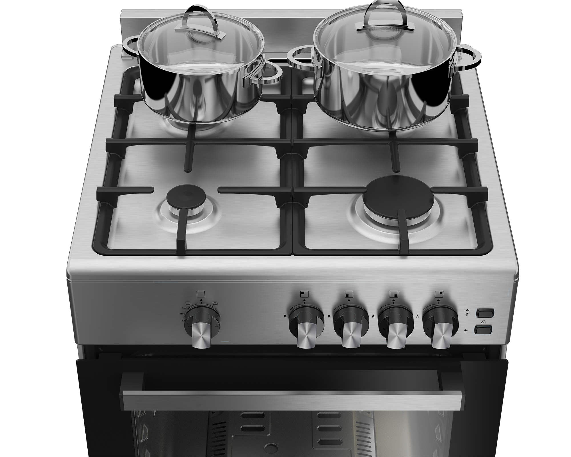 Defy Full Gas Stove Black DGS601