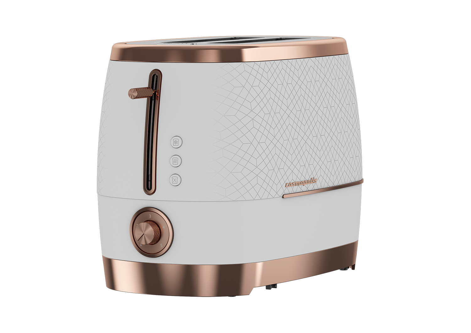 Beko Cosmopolis Toaster White / Copper TAM8202W