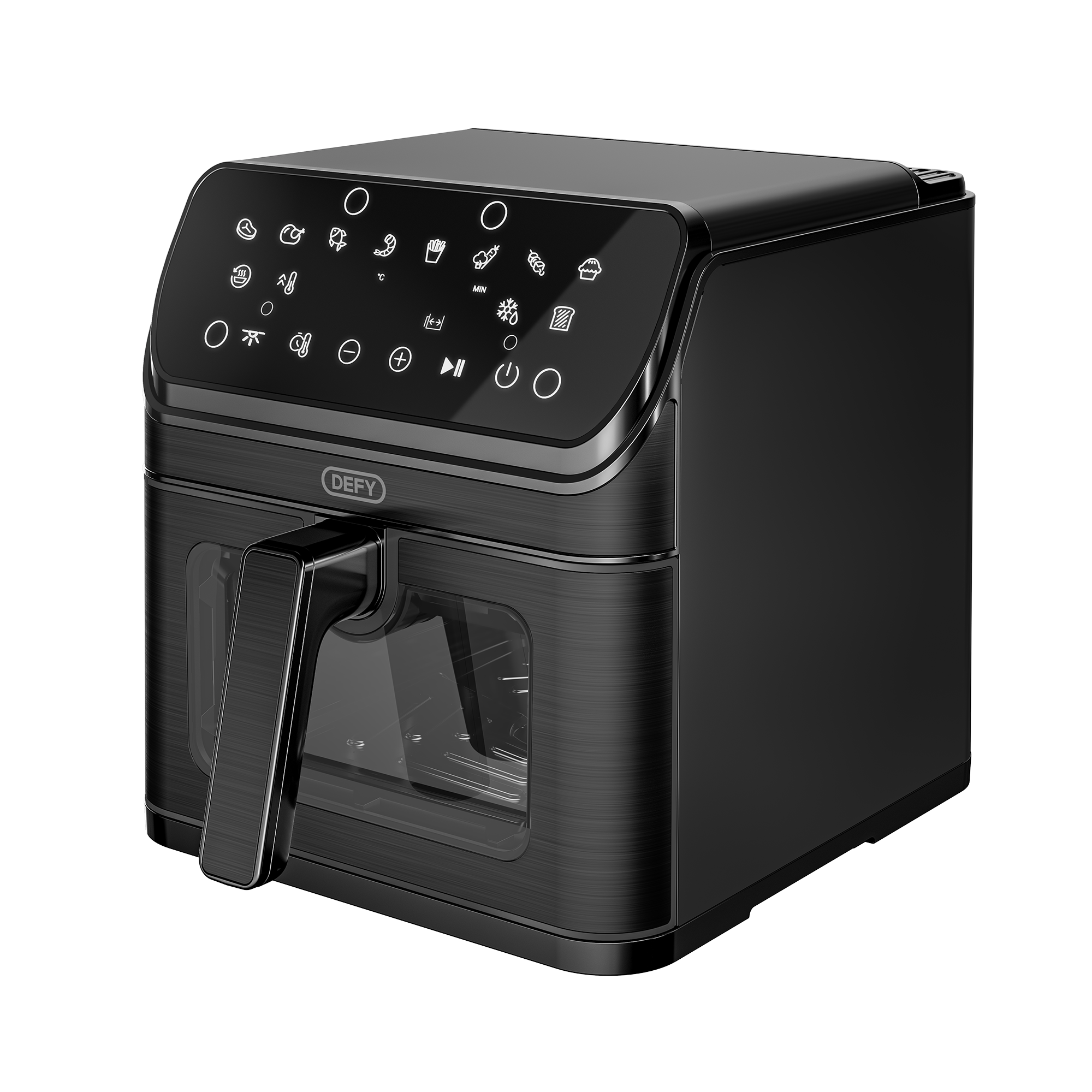 Defy Air Fryer 7.6L with Window Black DAF3376DBSW