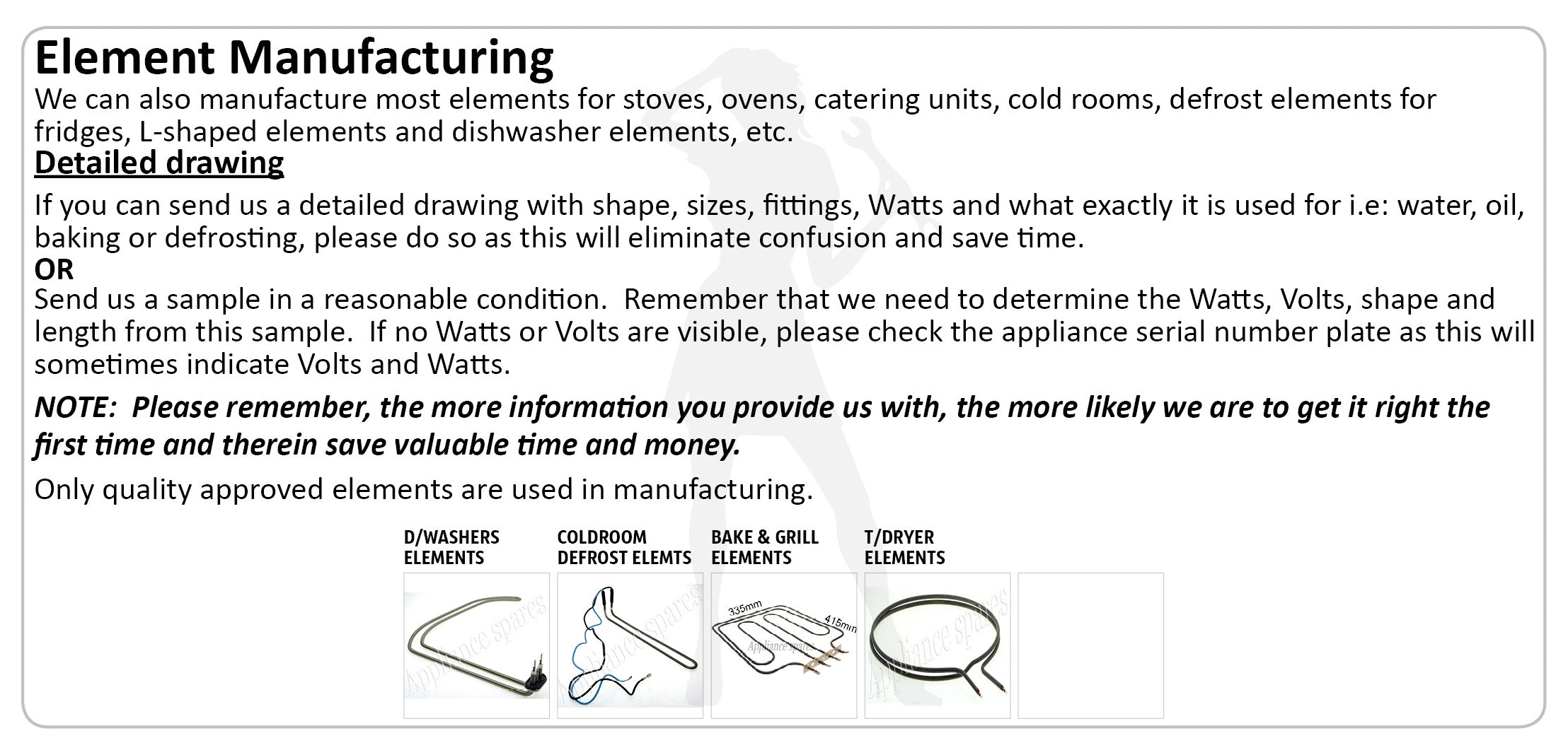 300w Straight Element